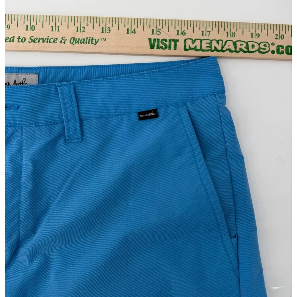 TravisMathew Beck Mens Blue Tech Golf Shorts Size 34 Stretch Performance 73706-0